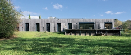 Rénovation d’une maison en ossature bois, ouverture sur le paysage - Architecte sur Toulouse