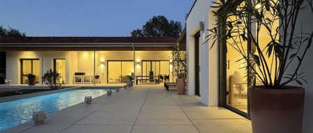 Maison en fond de parcelle Dialogue entre intimité et ouverture - Architecte sur Toulouse